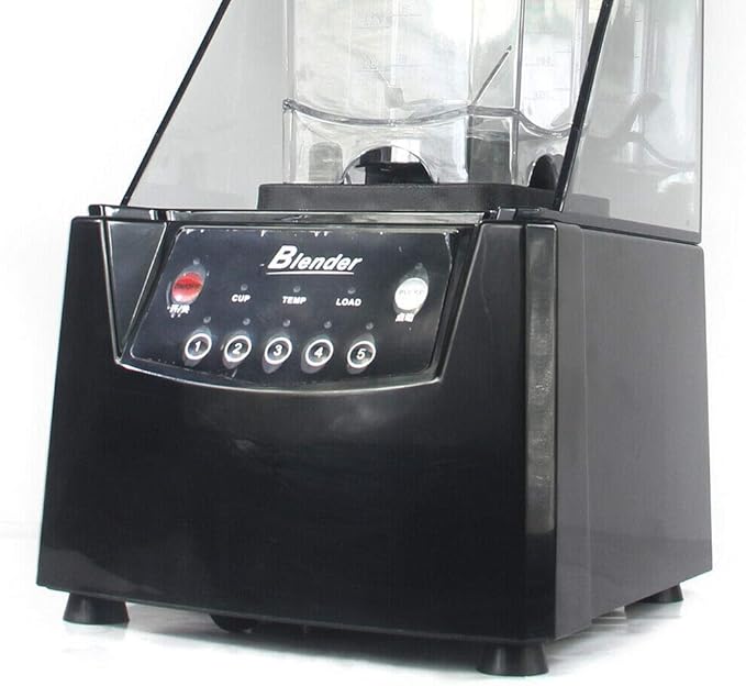 1.8L Soundproof Cover Blender Professional Countertop Blender With Quiet Sound Enclosure 2600W Commercial Smoothie Maker for Shakes Fruit Food Mixer Soy milk Juicer Processor