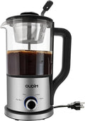 Drip Electric Coffee Maker Electric Kettle Watering Extracts 600 Watts 1.2L BPA-free Tea Free Kettle Coffee Press Glass and Stainless Steel Coffee Maker Tea Kettle