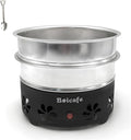 Coffee Bean Cooler Electronic Bean Cooling Machine with 304 Stainless Steel Mesh Two Layers 1.3lb Big Capacity Household Roasting (2 Layers)