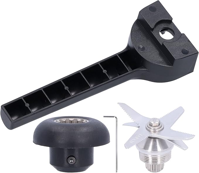 Blender Wet Blade Repair Kitwith Wrench Drive Socket Removal Tool Compatible with Vitamix 5200 Series Blender Mixer 64oz and 32oz Containers