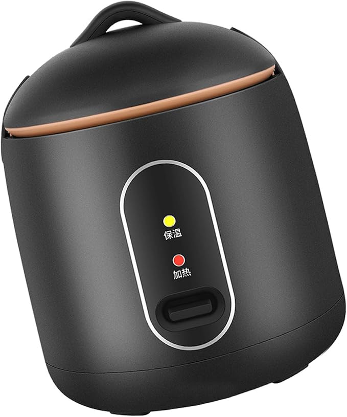 CHICIRIS Mini Rice Cooker 1.2L Small Automatic Rice Cooker with Steaming Pot for Dormitory and Small Kitchen
