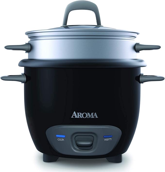 6-Cup Pot Style Rice Cooker and Food Steamer (Renewed)