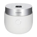 CUCKOO Micom Rice Cooker 8-Cup Uncooked / 16-Cup Cooked with Induction Heating Technology Versatile Rice Maker with 12 Menu Options and Steam Plate Voice Guide White (CR-HA0810FW)