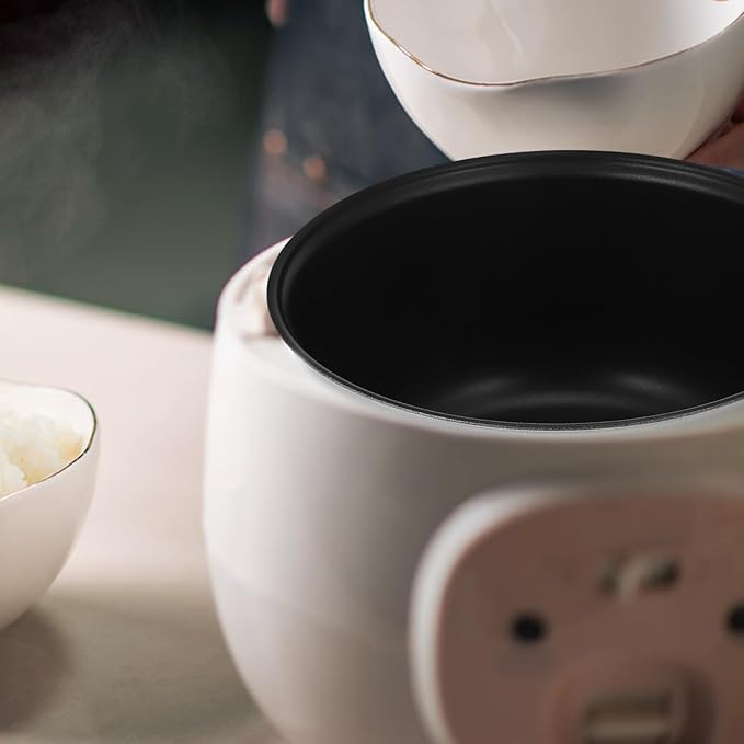Cabilock 3L 21 x 21 cm/ 8.27 x 8.27 in Household Rice Cooker Inner Pot Aluminum Alloy Non- Stick Rice Cooker Pot Silver