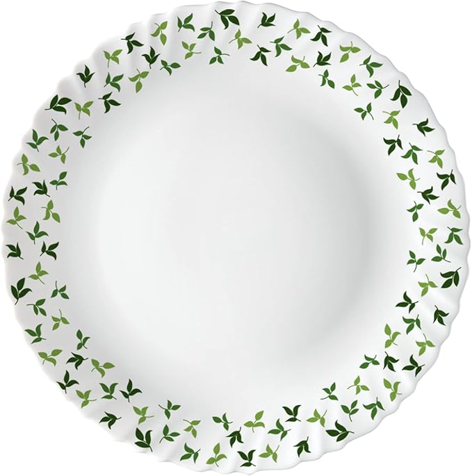 Borosil Gourmet Dinnerware Set For 6 35 Pieces White Dinner Plates and Bowls Sets Chip Resistant Tempered Opal Glass Stain Resistant Dishwasher &amp Microwave Safe Dinner Set For Gifting Serves