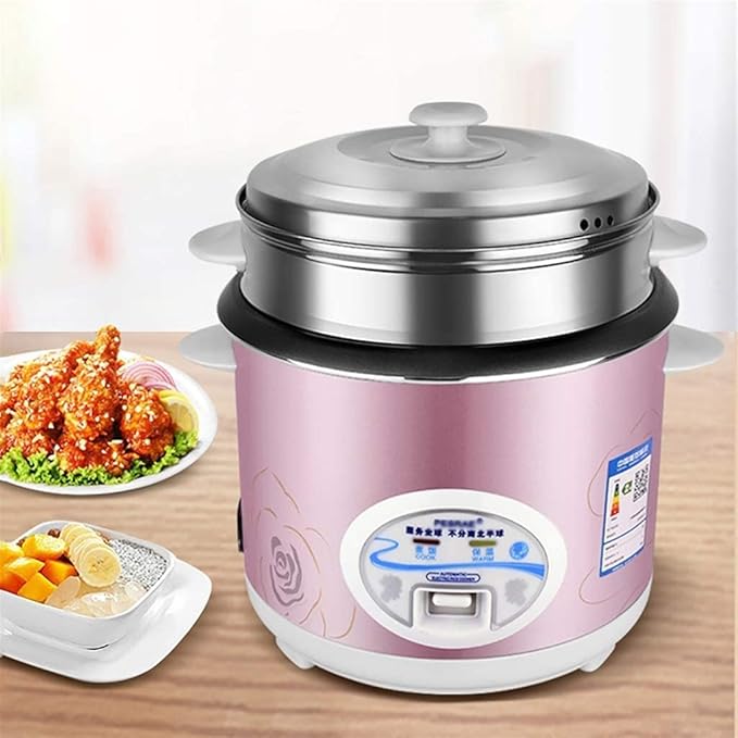 Rice Cooker and Steamer Household Non-Stick Rice Cooker Warm Function for 1-8 People (4L700W) ()