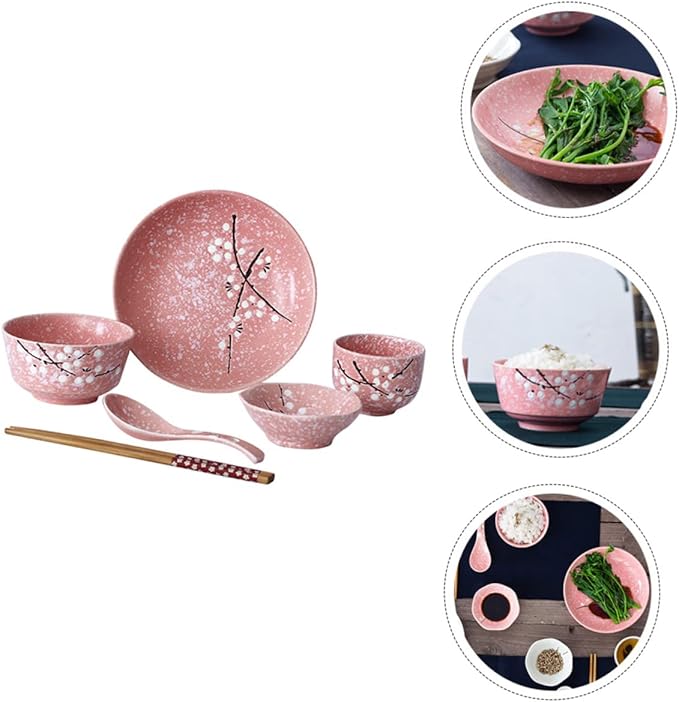 GLEAVI 12-Piece Japanese Ceramic Dinnerware Set Elegant Cutlery Kit Sturdy Porcelain Tableware for Home Use for Dining and Entertaining