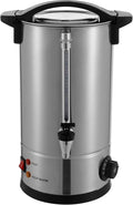 Coffee Urn 50 Cup Coffee Percolator Commercial Coffee Maker 8L Stainless Steel Coffee Maker Hot Water Beverage Dispenser Electric Coffee Urn For Catering Wedding Party