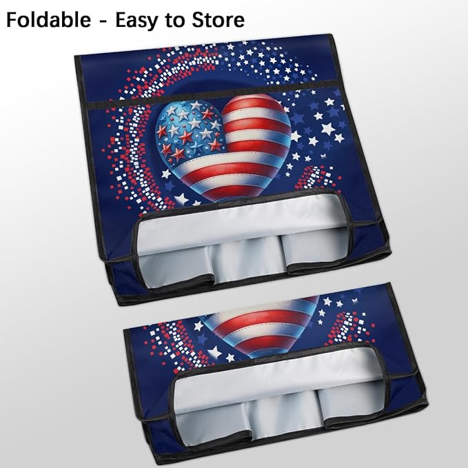 cfpolar Kitchen Aid Mixer Cover Compatible with 6-8 Quarts American Flag Love Heart Stand Mixer Cover Kitchen Aid Mixers Accessories Appliance Organizer Bag Dust Covers with Zipper Pocket