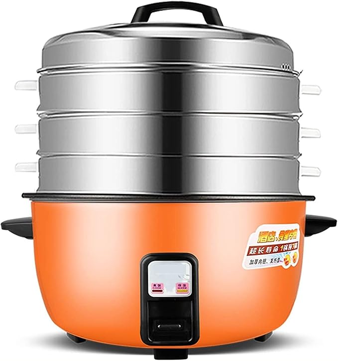 Household Electric Rice Cooker With 3 X Steamer Large Capacity Commercial Old-Fashioned Non-Stick Rice Cooker For Hotels(45L)