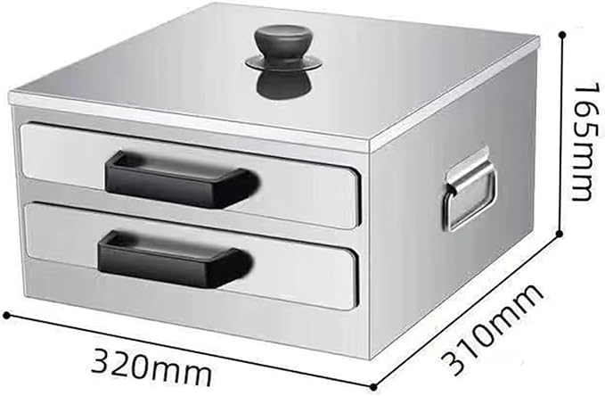 Gas Rice Noodle Roll Machine 304 Stainless Steel Breakfast Rice Noodle Roll Steamer Anti-Scalding Handle Chinese Cooking Recipe Buns and Dumplings Cooker
