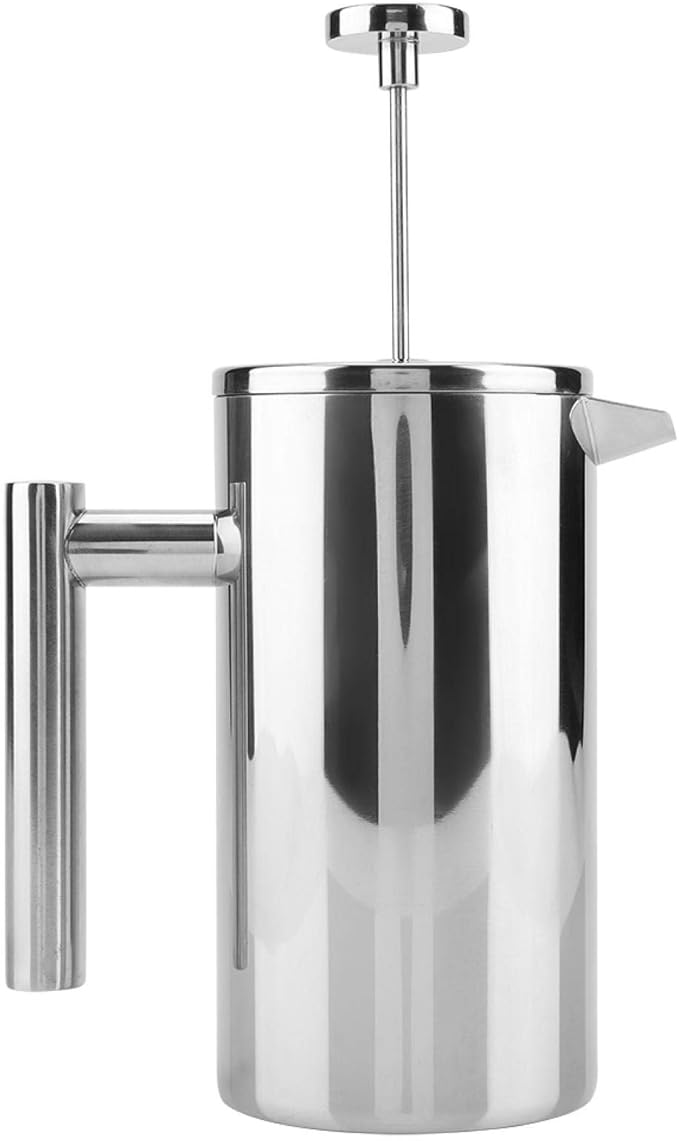 ciciglow French Press Coffee Maker 304 Insulated Stainless Steel With Filter34Oz(1L) Coffee French Press with Double Wall for Home Office Dishwasher