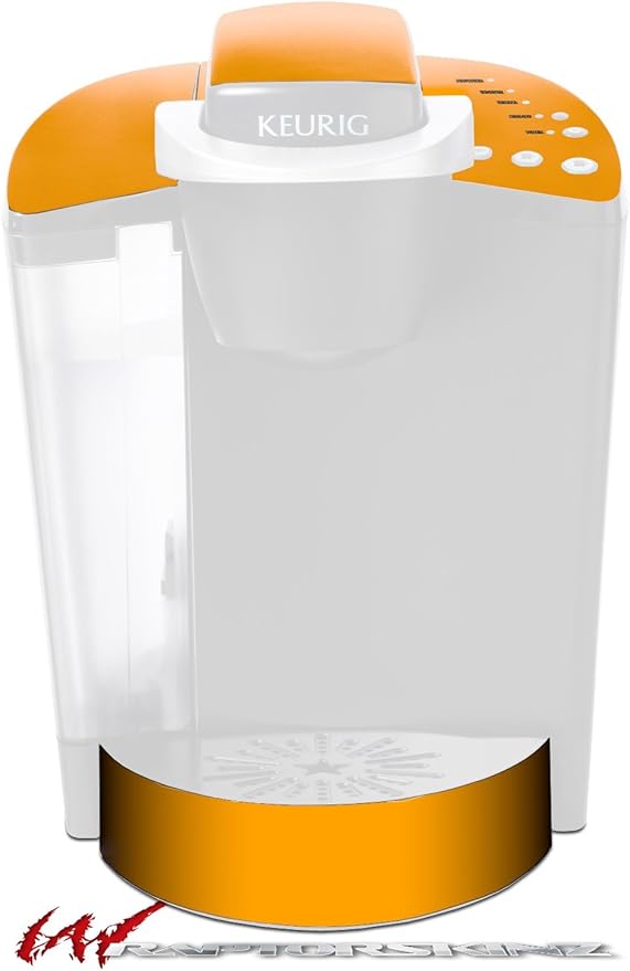 Decal Style Vinyl Skin compatible with Keurig K40 Elite Coffee Makers Solids Collection Orange (COFFEE MAKER NOT INCLUDED)