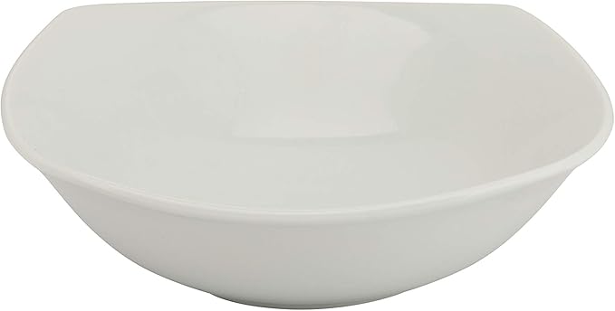 10 Strawberry Street Simply Square 16 Piece Dinnerware Set Porcelain White
