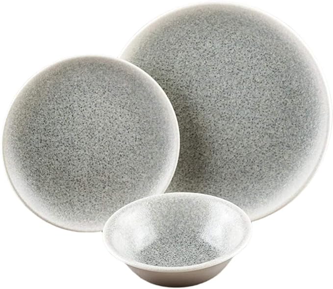 Luca Ocean Matte 3 Piece Dinnerware Set for 1