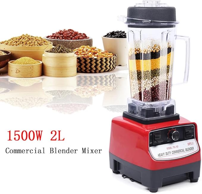 Commercial Vacuum Blender High Speed 27000 Rpm Smoothie Maker Countertop Blender For Smoothie Nut Milk Hot Soup Baby Food 2l Capacity