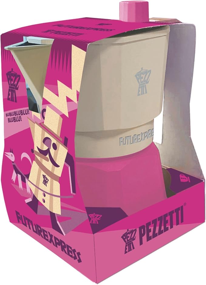 Pezzetti Futurexpress 6T Rising Dawn Coffee Maker White/Pink