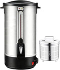Commercial Grade Coffee Maker Hot Water Urn - Percolator with Double-Wall Stainless Steel Quick Brew Stays Hot for Tea &amp Beverage at Events &amp Catering 20L