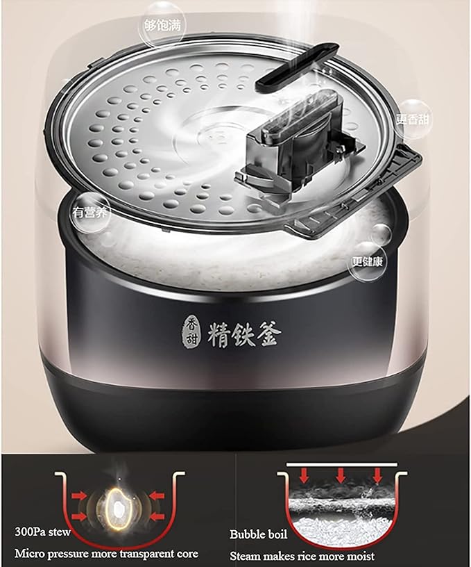 Rice Cooker Household Multi-Function Rice Cooker 8-Layer Thicken Non-Stick Liner24H Reservation and Heat Preservation