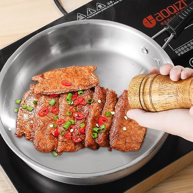 Thick Stainless Steel Composite Bottom Three Piece Cookware Set