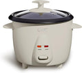 COOK WITH COLOR 6 Cup Rice Cooker 300W - Effortless Cooking and Perfectly Cooks 3 Cups of Raw Rice for 6 Cups of Cooked Rice Sand