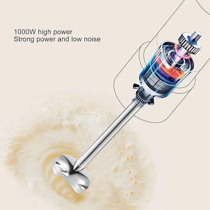 Multifunctional Hand Blender 110V Cup Grinder Bowl with Processor Handheld Egg Whisk Cooker Mug Food Supplement Stainless Steel Hand Blenders