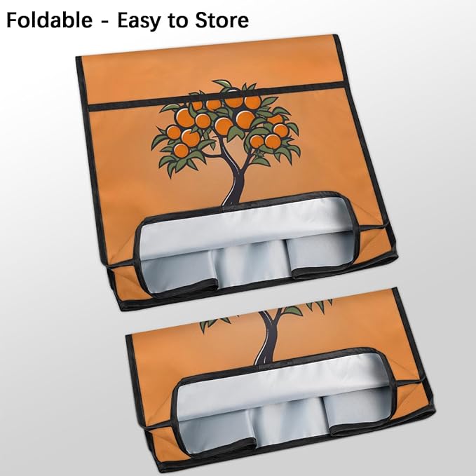 cfpolar Kitchen Aid Mixer Cover Compatible with 6-8 Quarts Tree Fruit Oranges Stand Mixer Cover Kitchen Aid Mixers Accessories Appliance Organizer Bag Dust Covers with Zipper Pocket