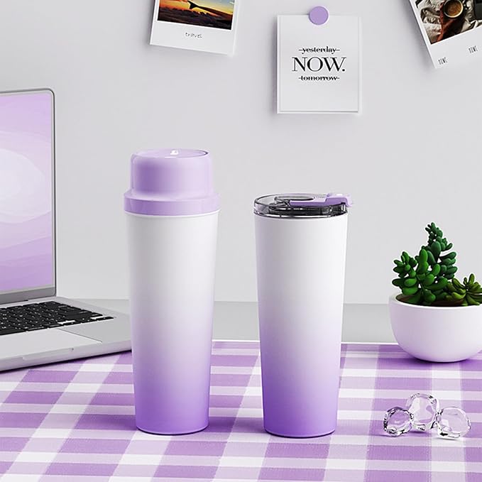 PANGBOER Portable Smoothie Mixing Cup &amp Refillable 650ml Large Capacity Juicer Kitchen