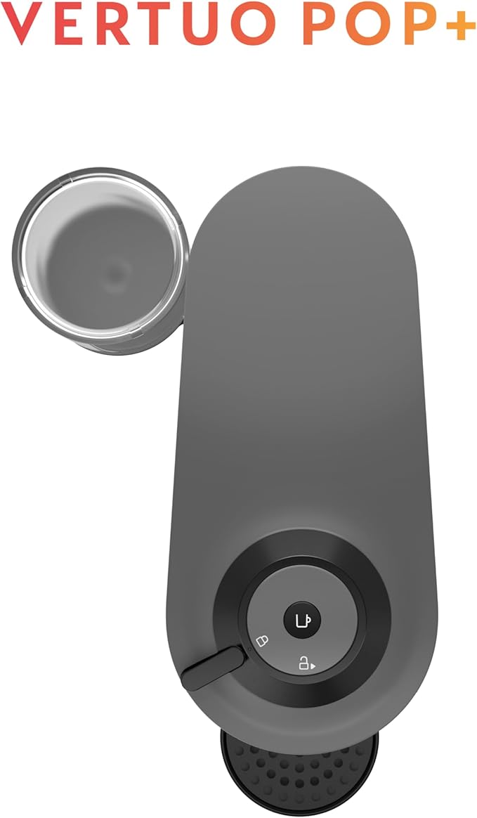 Nespresso Vertuo Pop+ Coffee and Espresso Maker by Breville Dark Grey
