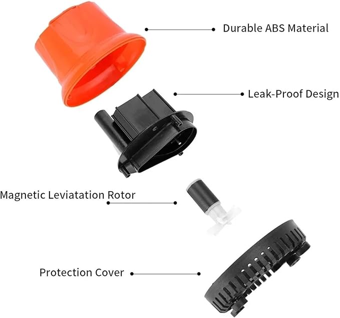 WFish Tank Bottom Suction Submersible Pump for Aquarium Silent Water Pump Multifunctional Small Suction Pump(85W)