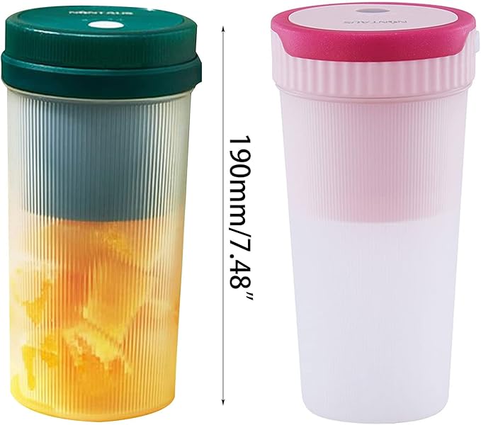 Multifunction Electric Press Portable USB Blender Small Juicer Fruit Cooking Machine Charging Cup Usb Rechargeable Travel Juicing Food-grade Multifunctional Electric