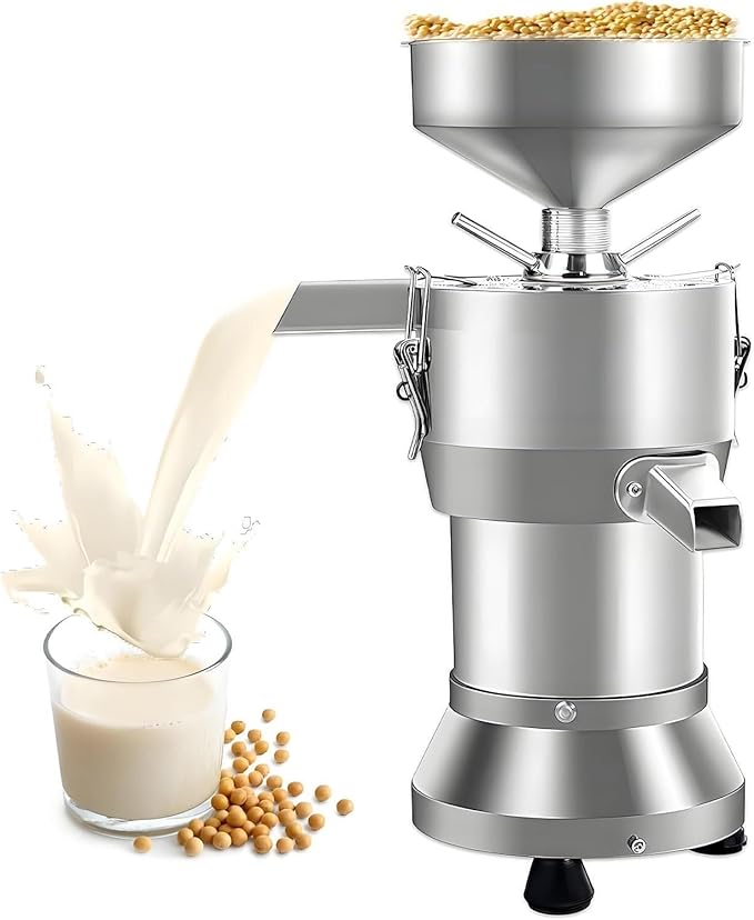 Automatic Stainless Steel Soybean Milk Maker Machine 1100W Commercial Soybean Milk Machine With Slag Separation For Restaurant Canteen Soymilk 25KG/H