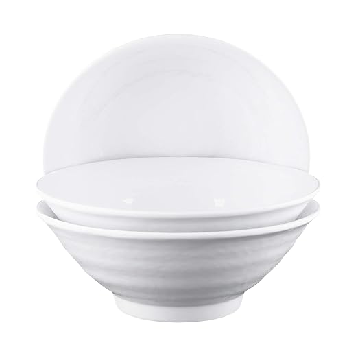 Elite Global Solutions Pebble Creek 12 Piece Premium Melamine Dinnerware Set Service for 4 (Item PEB1081KT-W) White 12