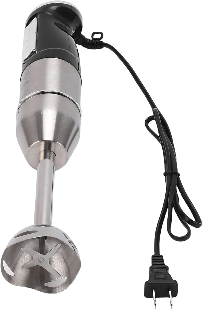 Immersion Hand Blender Electric 400W Powerful Stainless Steel Stick Mixer with Adjustable Speed for Smoothies Soups Purees Easy Detachable Design Perfect for Kitchen Cooking