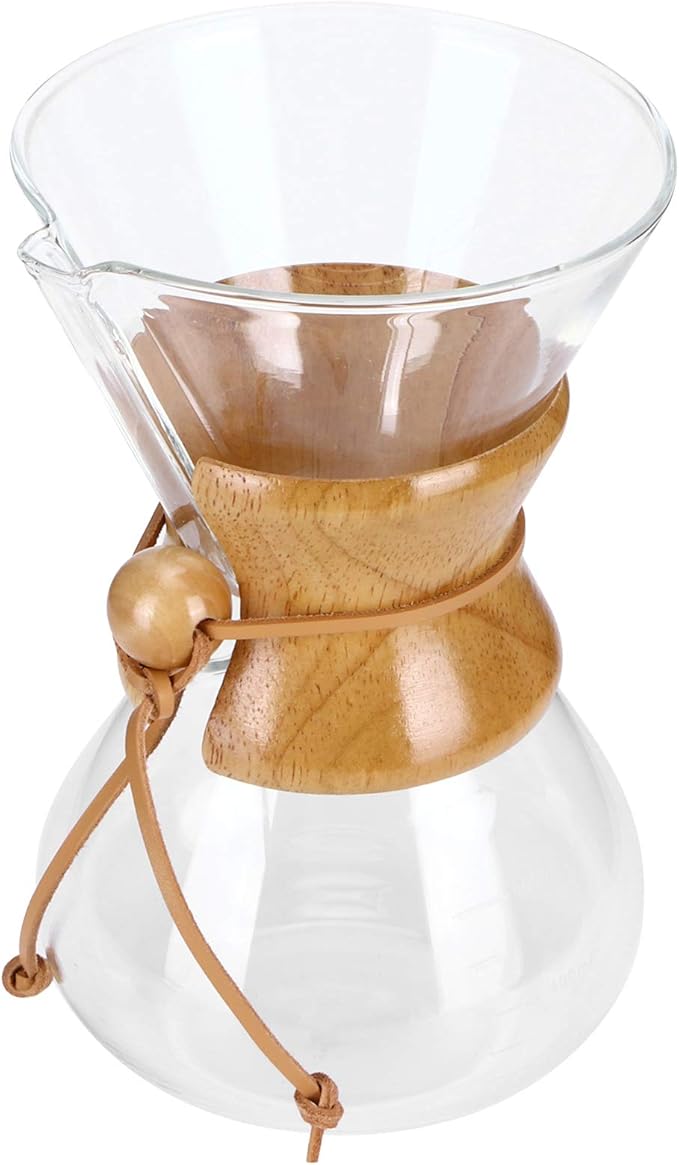 Coffee Maker Gorgeous Appearance Coffee Machine HighTemperature Resistant Coffee Drip Pot Safe And Healthy Reusable With Stainless Steel Filt for Home Office (600ml) BROLEO9arwu30gqz-12