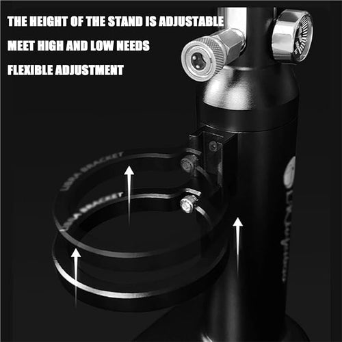 10bar Pneumatic Coffee Machine Variable Pressure Espresso Machine Pneumatic Espresso Coffee 58.5mm Powder Bowl Stand Height Adjustable Fast Exhaust for Camping Travel Outdoo.