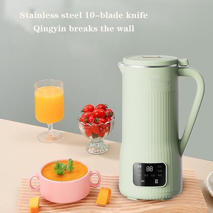Mini Soybean Milk Maker Mini Juicer Portable Soy Milk Machine with 8 Functions Juicer Maker Free Filtering Self Cleaning for Household