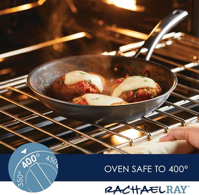 Rachael Ray Cook + Create Hard Anodized Nonstick Cookware Sets 11-Piece