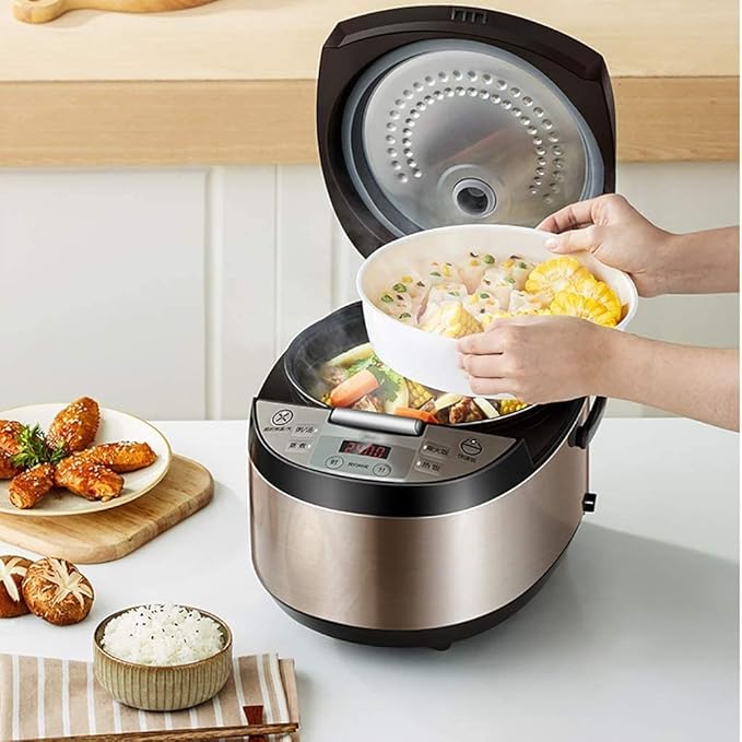 Rice Cooker Household 24 s Appointment 5L-860W Smart Insulation Multifunctional Rice Cooker with Steamer for 5-8 People