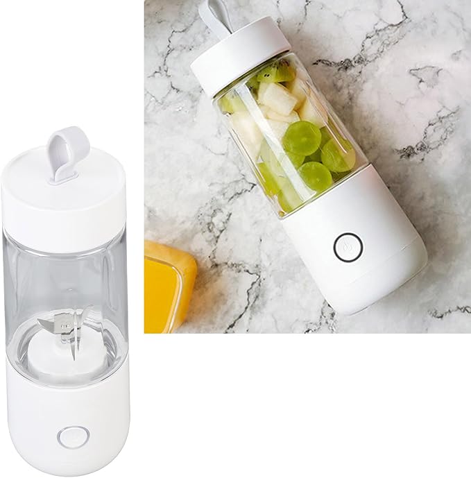 Rechargeable Personal Blender with Li Ion Battery Compact Portable Blender for Smoothies Cordless Mini Blender for Travel Camping Gym