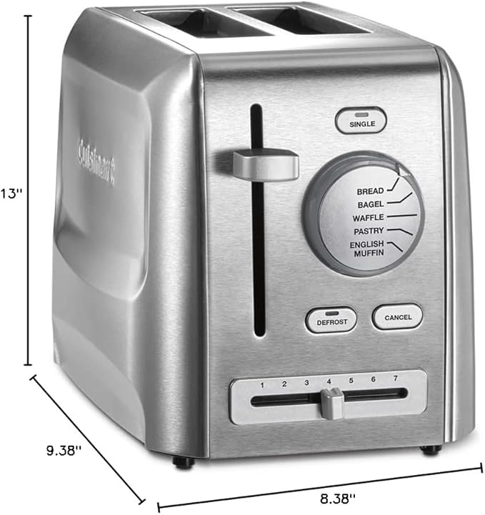 Cuisinart CPT-620 2-Slice Custom Select Toaster Stainless Steel