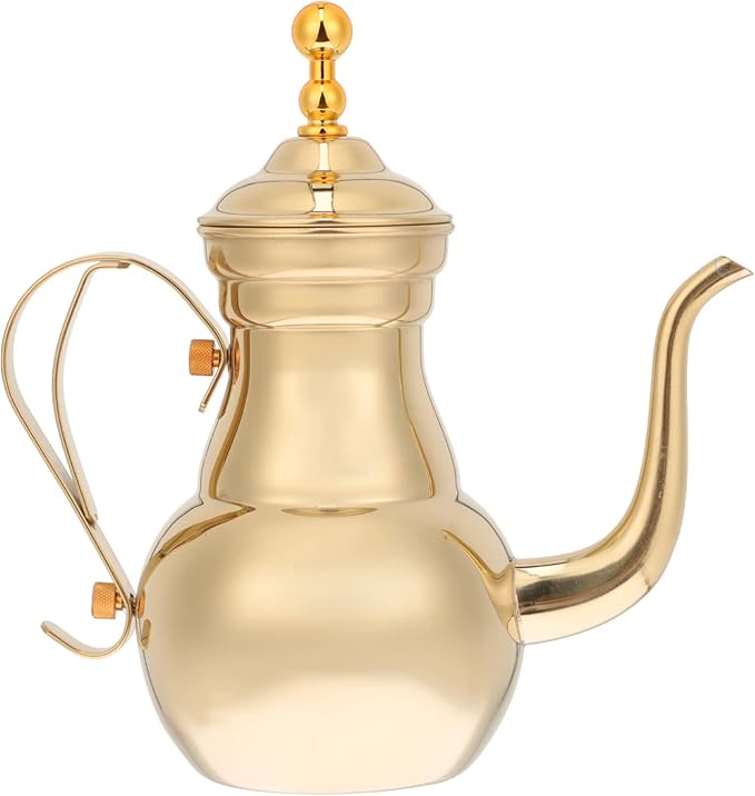 DOITOOL Turkish Coffee Maker Stainless Steel Golden 1 Count