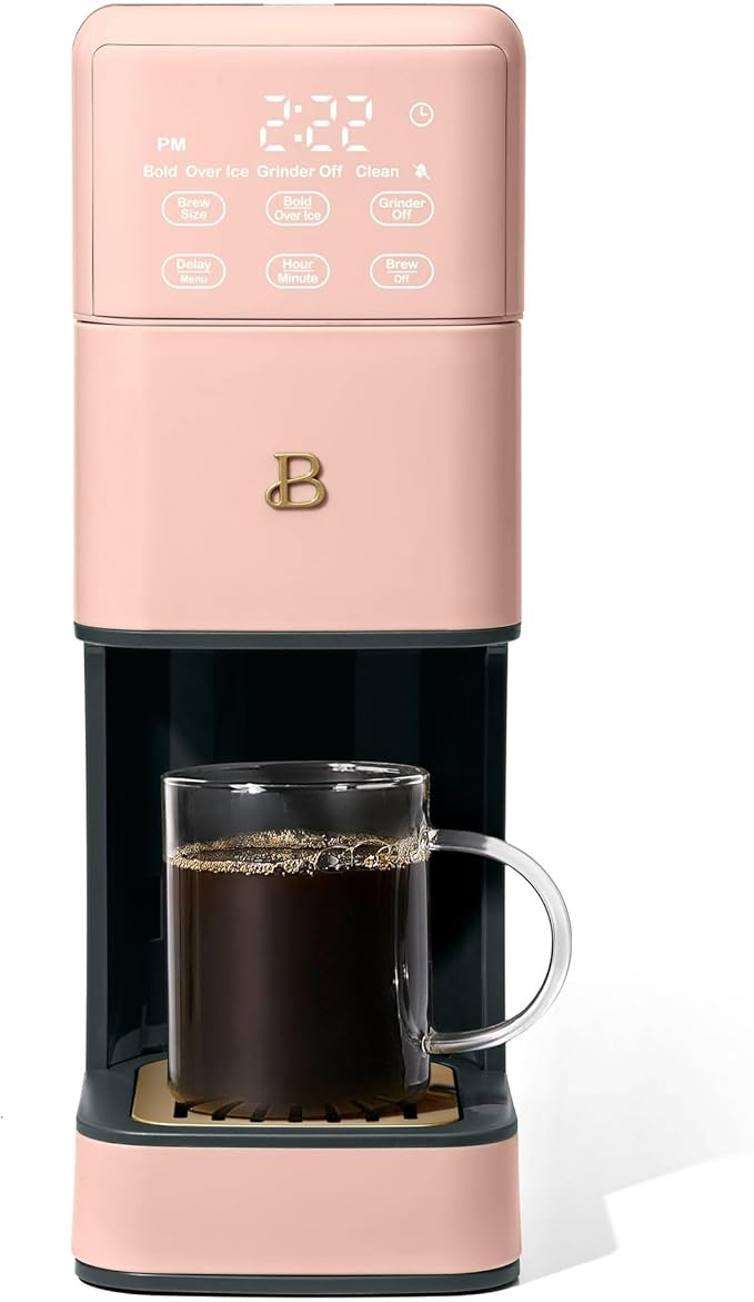 Single-Serve Coffee Maker with Built-in Burr Grinder | Programmable Grind &amp Brew Coffee Machine | 6 Cup Sizes 3 Strength Settings | 64 oz Reservoir &amp Exact-Xtract Technology