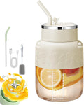 800 - Portable Blender 2025 New Portable Blender with 28oz Cup Lid Straw and Shoulder Strap for Traveling Outdoor Gym Office (White)