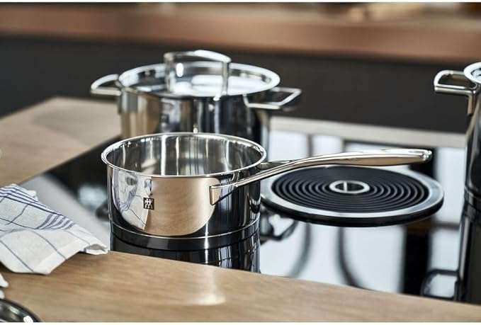 Zwilling 5-Piece Pot-Set with 4 Lids Suitable for Induction Stainless Steel Passion