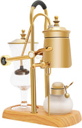 15OZ Royal Belgian Belgium Balance Syphon Coffee Maker Siphon Brewer Golden HOT