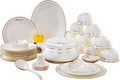 Elegant Dinnerware Set Dinner Plates Bowls Set Ceramic Tableware Set European-Style Phnom Penh 56-Piece Kitchen Plate And Bowl Set