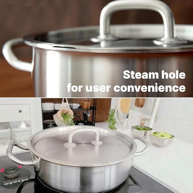 Pro Premium 5 Layers induction stainless steel Nonstick cookware set 5P