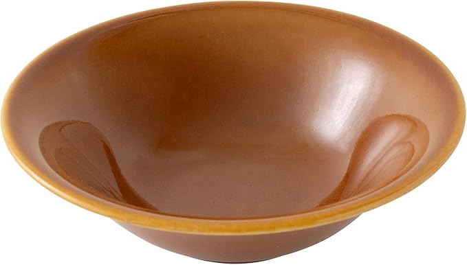 Yamaka Shoten Mino Ware NB703-106 Tone Dining Dining Cafe Style Western Dinnerware Set Living Alone 6-piece Set Dishwasher Safe Microwave Safe Wrap Compatible Made in Japan Candy Glaze Brown