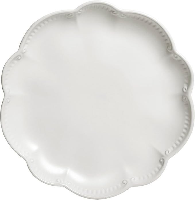 Sango Bethany 12 Pieces Scalloped White Plates &amp Bowls Set